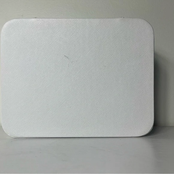 Pandora White Floral Zip Jewelry Case Travel Organizer Ring & Charm Storage - Picture 7 of 8